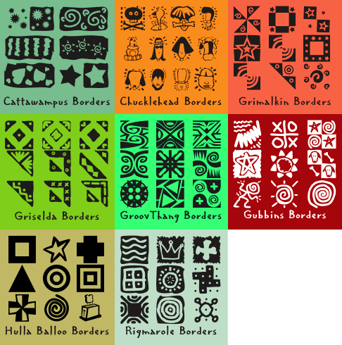 Ampersand Borders Collection font from Ampersand