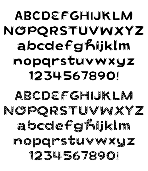 Abigail (2 styles) font from FontHead Design Inc