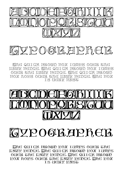 1495 Lombardes (N+B) (Commercial License) font from Gilles Le Corre