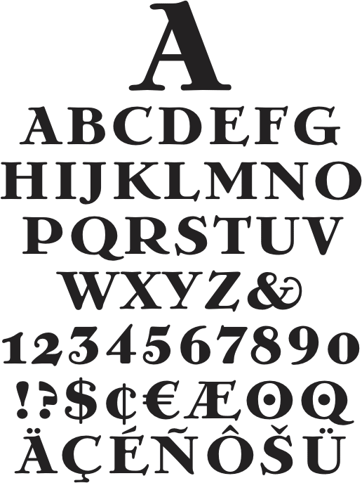 Bristol™ Solid font from GroupType