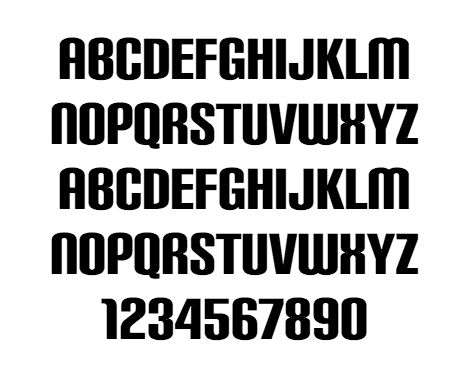 Carbon Black (Personal License) font from Larabie Fonts