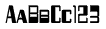 256 Bytes font from Larabie Fonts