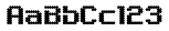 6809 Chargen font from Larabie Fonts