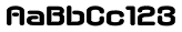 Axaxax font from Larabie Fonts