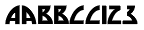 Die Nasty font from Larabie Fonts
