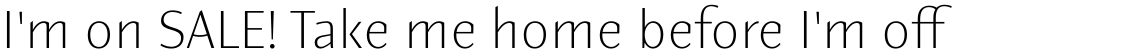 Elemental Sans Pro Extra Light