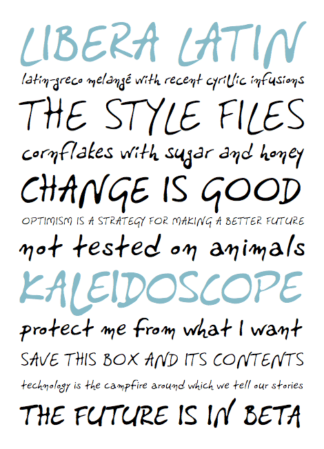 PF Libera Pro Family (3 Fonts) font from Parachute