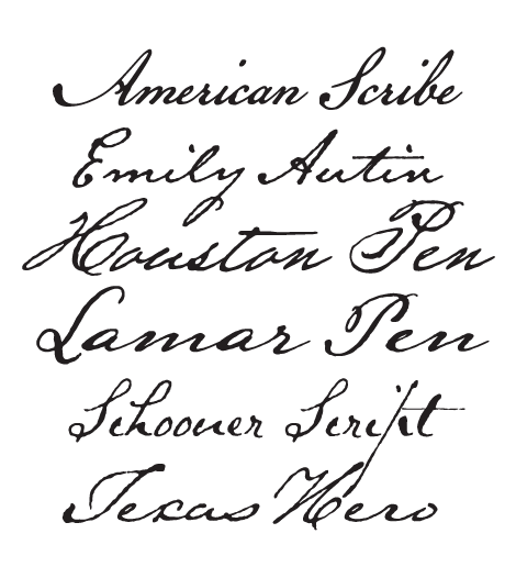 Historical Pens Collection (6 Fonts) font from Three Islands Press