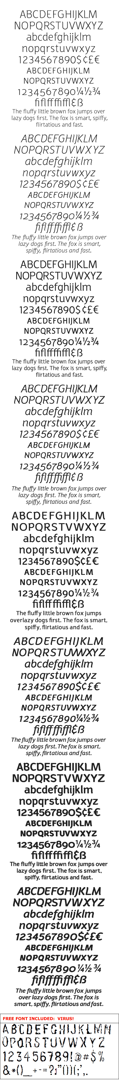 Halvorsen Family (8 Fonts) font from Australian Type Foundry