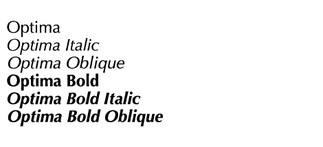 Optima 1 Volume font from Monotype Imaging