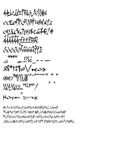 Spoleto font from Monotype. About this font