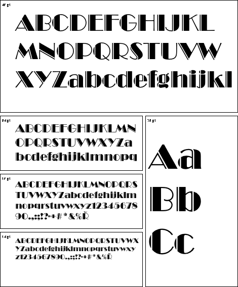 Broadway Engraved font from URW