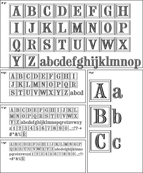 Chisel Initials font from URW