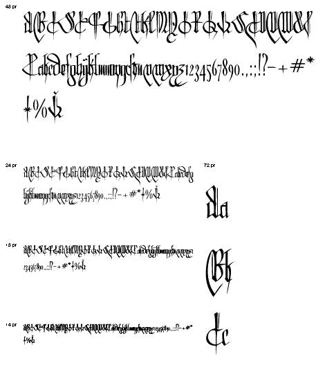 CS Courthand font from URW
