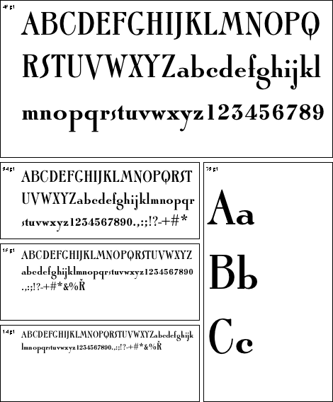Roman Solid Alternate font from URW