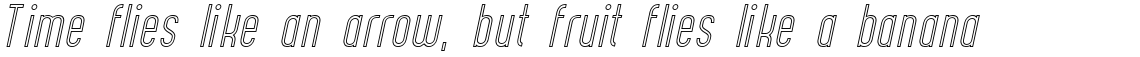 Curve Calibration Thin Italic Outline