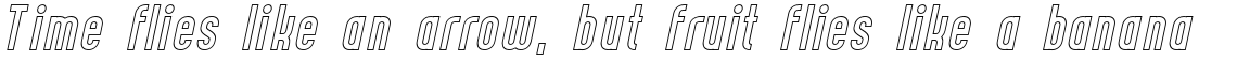 Curve Calibration Outline Italic