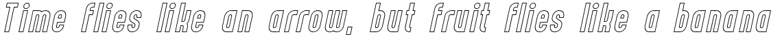 Curve Calibration SemiBold Italic Outline
