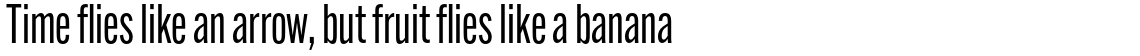 Alternate Gothic ATF Extra Condensed Pkg
