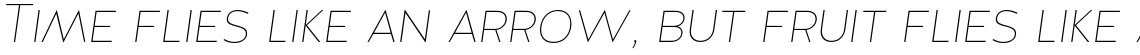 Halis Grotesque SC Thin Italic