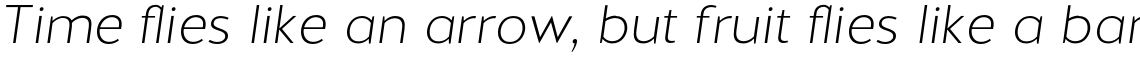 Halis Grotesque Extra Light Italic