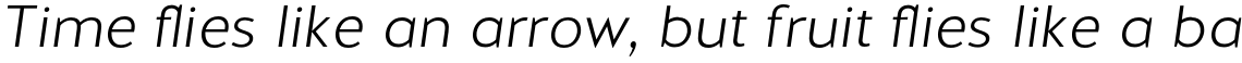 Halis Grotesque Light Italic