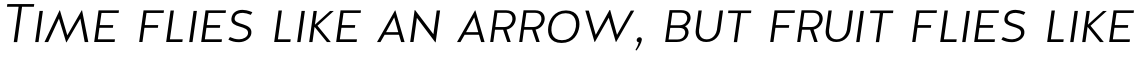 Halis Grotesque SC Light Italic