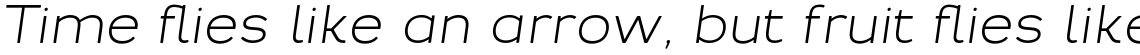 Troia Rounded Light Italic