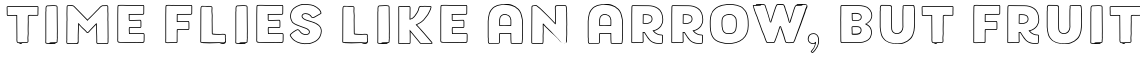 Buket Fat Outline