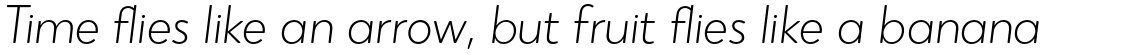 Narin Light Italic