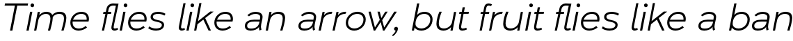 Umba Sans Light Italic