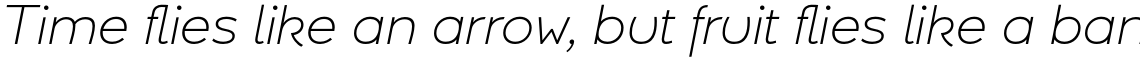 Umba Sans Alt Thin Italic