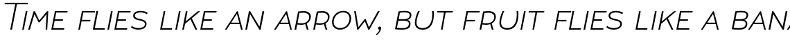 Umba Sans SC Thin Italic