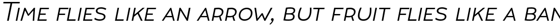 Umba Sans SC Light Italic