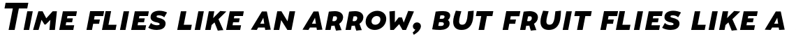 Umba Sans SC Bold Italic