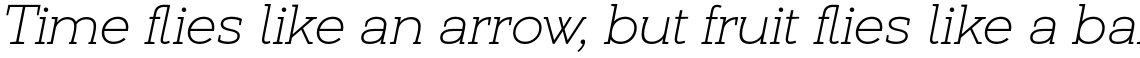 Umba Slab Thin Italic