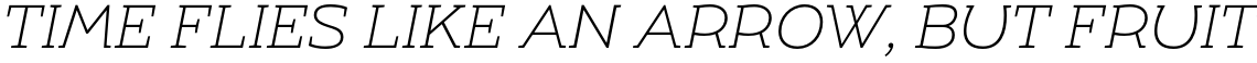 Umba Slab Caps Thin Italic