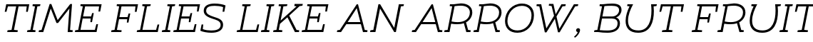 Umba Slab Caps Light Italic
