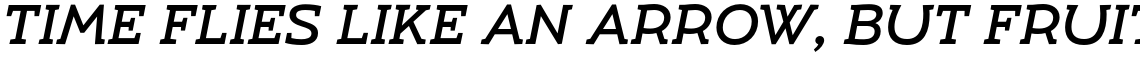 Umba Slab Caps Medium Italic
