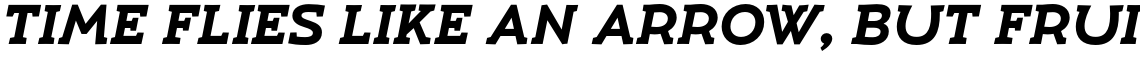 Umba Slab Caps Bold Italic