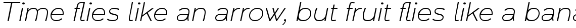 Umba Soft Thin Italic