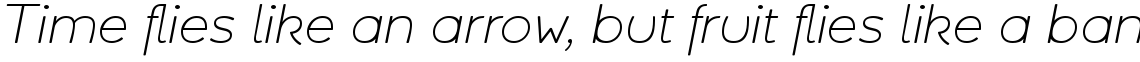 Umba Soft Alt Thin Italic