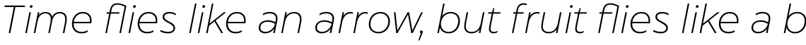 Captura Now Thin Italic