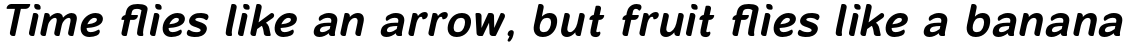 Banda Niera Medium Italic