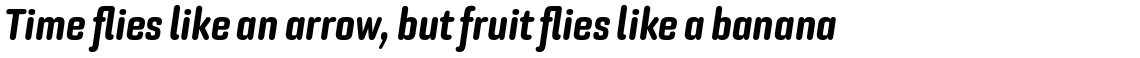 Bourgeois Rounded UltraBold Condensed Italic