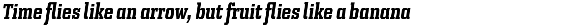 Bourgeois Slab UltraBold Condensed Italic
