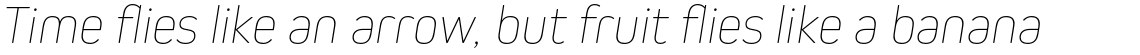 Kiro Thin Italic