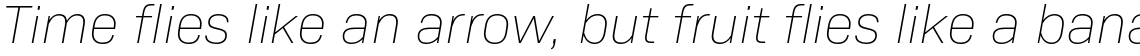 Bio Sans Extra Light Italic