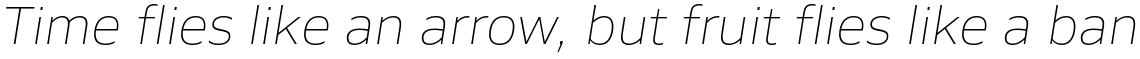 Siro Extra Light Italic