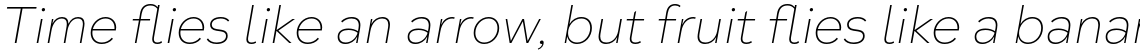 Taro Thin Italic